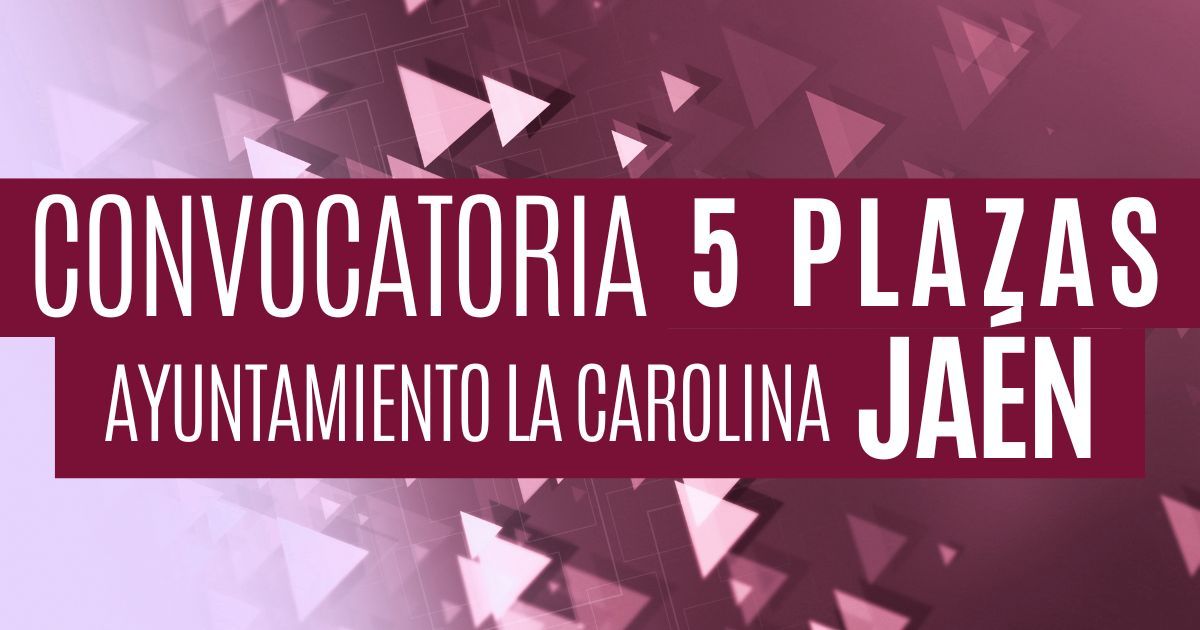 Convocatoria bomberos La Carolina