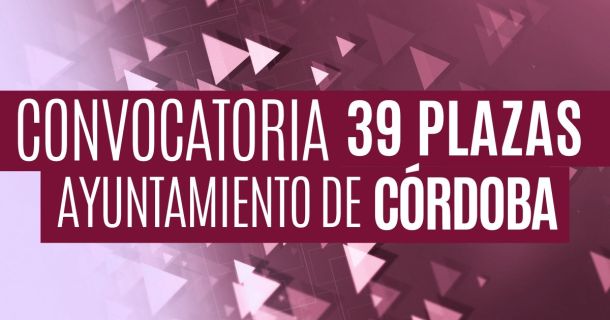 Convocatoria de 39 plazas de bombero/a en Córdoba